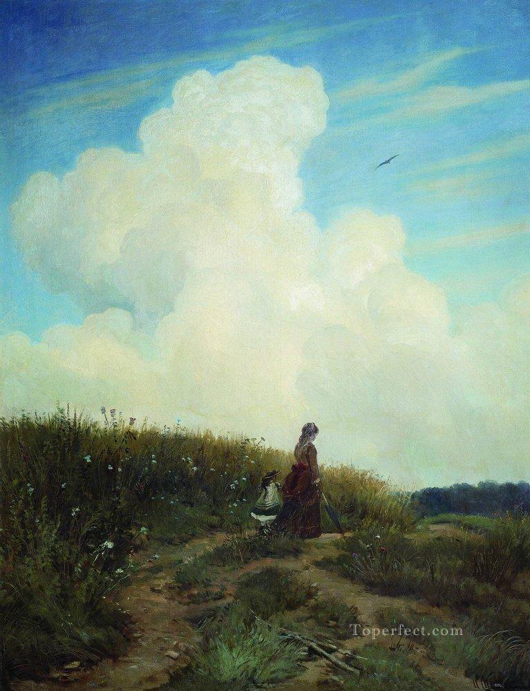 summer classical landscape Ivan Ivanovich Oil Paintings